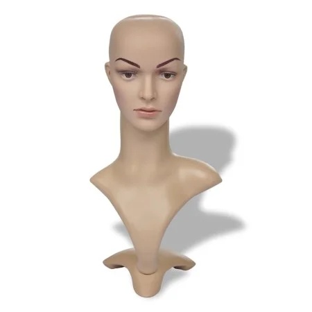 Maniquí de cabeza de mujer A de vidaXL, Maniquís - Ref: Foro24-30020, Precio: 30,93 €, Descuento: %