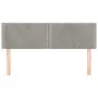 Kopfteile 2 Einheiten hellgrauer Samt 72x5x78/88 cm von vidaXL, Kopf- und Fußteile - Ref: Foro24-345938, Preis: 44,78 €, Raba...
