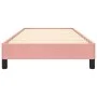 Estructura de cama de terciopelo rosa 90x190 cm de vidaXL, Camas y somieres - Ref: Foro24-346951, Precio: 90,54 €, Descuento: %