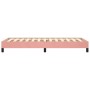 Estructura de cama de terciopelo rosa 90x190 cm de vidaXL, Camas y somieres - Ref: Foro24-346951, Precio: 92,72 €, Descuento: %
