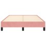 Estructura de cama de terciopelo rosa 120x200 cm de vidaXL, Camas y somieres - Ref: Foro24-346969, Precio: 104,08 €, Descuent...