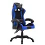 Gaming-Stuhl mit RGB-LED-Lichtern in Blau und schwarzem Kunstleder von vidaXL, Bürostühle - Ref: Foro24-287996, Preis: 168,90...