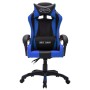 Gaming chair with RGB LED lights blue and black synthetic leather by vidaXL, Office chairs - Ref: Foro24-287996, Price: 171,3...