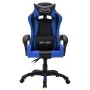 Gaming chair with RGB LED lights blue and black synthetic leather by vidaXL, Office chairs - Ref: Foro24-287996, Price: 168,9...