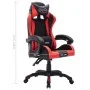 Gaming chair with RGB LED lights red and black synthetic leather by vidaXL, Office chairs - Ref: Foro24-287997, Price: 166,83...