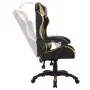 Gaming chair with RGB LED lights gold and black synthetic leather by vidaXL, Office chairs - Ref: Foro24-287998, Price: 166,8...