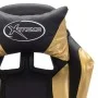 Gaming chair with RGB LED lights gold and black synthetic leather by vidaXL, Office chairs - Ref: Foro24-287998, Price: 166,8...