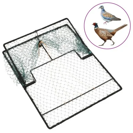 Bird trap, green steel, 50x40 cm by vidaXL, Pest control traps - Ref: Foro24-155269, Price: 26,60 €, Discount: %