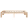 Estructura de cama Marrón 80 x 200 cm Madera de pino macizo en Camas y somieres | Comprar online en Foro24