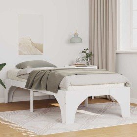 Estructura de cama 90 x 190 cm Madera de pino macizo en Camas y somieres | Comprar online en Foro24