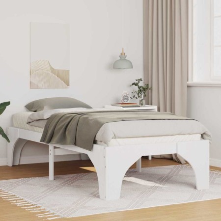 Estructura de cama 90 x 190 cm Madera de pino macizo en Camas y somieres | Comprar online en Foro24