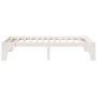 Estructura de cama Blanco 75 x 190 cm Madera maciza de pino