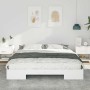Estructura de cama Blanco 200 x 200 cm Madera maciza de pino en Camas y somieres | Comprar online en Foro24