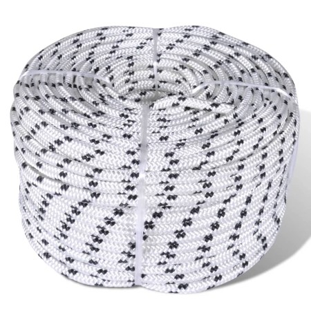 Roll of braided boat rope polyester line 12 mm x 50 m by vidaXL, Ropes and metal cords - Ref: Foro24-90462, Price: 42,45 €, D...