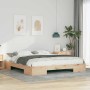 Estructura de cama Marrón 180 x 200 cm Madera maciza de pino en Camas y somieres | Comprar online en Foro24