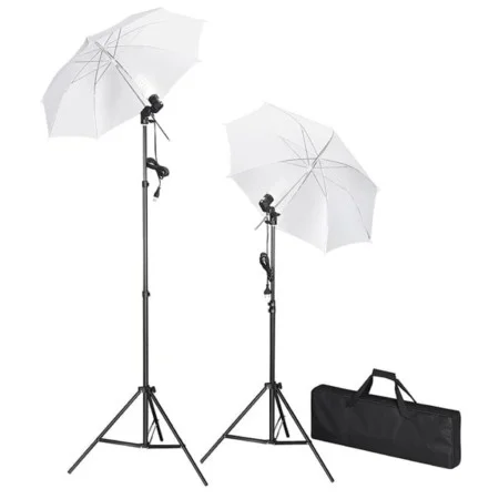 Studio lighting kit with tripods and umbrellas by vidaXL, Flashes and studio lighting - Ref: Foro24-190011, Price: 54,62 €, D...