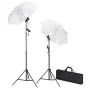 Studio lighting kit with tripods and umbrellas by vidaXL, Flashes and studio lighting - Ref: Foro24-190011, Price: 54,62 €, D...