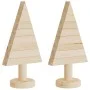 Wooden Christmas trees 2 pcs solid pine wood 30 cm by vidaXL, Christmas trees - Ref: Foro24-357992, Price: 12,66 €, Discount: %