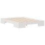 Estructura de cama Blanco 120 x 190 cm Madera maciza de pino