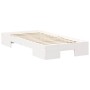 Estructura de cama Blanco 100 x 200 cm Madera maciza de pino