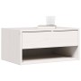 Mesa de Noche con cajón 2 pcs Blanco 50 x 32.5 x 24 cm