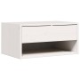 Mesa de Noche con cajón 2 pcs Blanco 50 x 32.5 x 24 cm