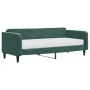 Sofá cama con colchón terciopelo verde oscuro 90x200 cm de vidaXL, Camas y somieres - Ref: Foro24-3197041, Precio: 329,58 €, ...