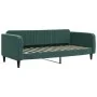 Sofá cama con colchón terciopelo verde oscuro 90x200 cm de vidaXL, Camas y somieres - Ref: Foro24-3197041, Precio: 329,58 €, ...