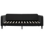 Sofá cama con colchón terciopelo negro 100x200 cm de vidaXL, Camas y somieres - Ref: Foro24-3197050, Precio: 337,32 €, Descue...