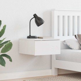 Mesa de Noche con cajón 2 pcs Blanco 37 x 35 x 18.5 cm en Mesitas de noche | Comprar online en Foro24