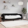 Sofá cama con colchón terciopelo negro 80x200 cm de vidaXL, Camas y somieres - Ref: Foro24-3197036, Precio: 313,95 €