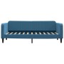 Sofá cama con colchón terciopelo azul 80x200 cm de vidaXL, Camas y somieres - Ref: Foro24-3197031, Precio: 328,18 €