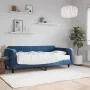 Sofá cama con colchón terciopelo azul 100x200 cm de vidaXL, Camas y somieres - Ref: Foro24-3197045, Precio: 368,34 €, Descuen...
