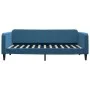 Sofá cama con colchón terciopelo azul 100x200 cm de vidaXL, Camas y somieres - Ref: Foro24-3197045, Precio: 368,34 €, Descuen...