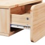Mesa de Noche Marrón 44 x 32.5 x 40 cm Madera maciza de pino