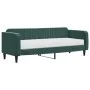Sofá cama con colchón terciopelo verde oscuro 80x200 cm de vidaXL, Camas y somieres - Ref: Foro24-3197034, Precio: 309,58 €, ...