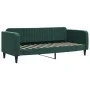 Sofa bed with dark green velvet mattress 80x200 cm by vidaXL, Beds and slatted bases - Ref: Foro24-3197034, Price: 309,58 €, ...