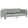 Sofá cama con colchón terciopelo gris claro 80x200 cm de vidaXL, Camas y somieres - Ref: Foro24-3197032, Precio: 319,06 €, De...