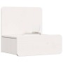 Mesa de Noche con cajón 2 pcs Blanco 44 x 32.5 x 40 cm