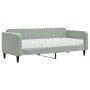 Schlafsofa mit hellgrauer Samtmatratze 90x200 cm von vidaXL, Betten und Lattenroste - Ref: Foro24-3197039, Preis: 315,17 €, R...