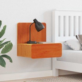 Mesa de Noche con cajón 2 pcs Marrón cera 44 x 32.5 x 40 cm en Mesitas de noche | Comprar online en Foro24