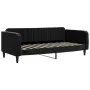 Sofá cama con colchón terciopelo negro 90x200 cm de vidaXL, Camas y somieres - Ref: Foro24-3197043, Precio: 328,72 €, Descuen...
