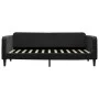 Sofá cama con colchón terciopelo negro 90x200 cm de vidaXL, Camas y somieres - Ref: Foro24-3197043, Precio: 328,72 €, Descuen...