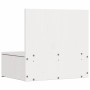 Mesa de Noche Blanco 42 x 32.5 x 40 cm Madera maciza de pino