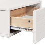 Mesa de Noche con cajón 2 pcs Blanco 42 x 32.5 x 40 cm