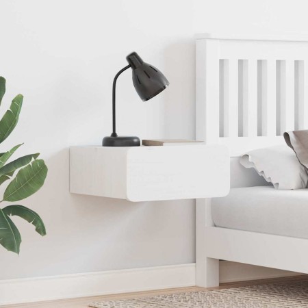 Mesa de Noche 39 x 34 x 16.5 cm Madera maciza de pino