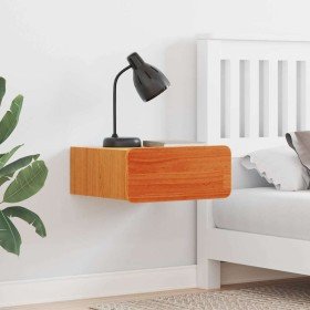 Mesa de Noche con cajón Marrón cera 39 x 34 x 16.5 cm en Mesitas de noche | Comprar online en Foro24