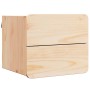 Mesa de Noche Marrón 39 x 34 x 33 cm Madera maciza de pino