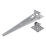 Pfostenstützenbolzen 2 Stück aus Stahl von vidaXL, Zaunpfosten - Ref: Foro24-140594, Preis: 34,46 €, Rabatt: %