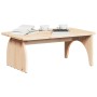 Mesa de Café Natural 80 x 50 x 31 cm Madera maciza de pino